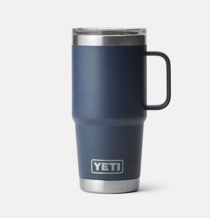 YETI Rambler 20 oz (591 ml) – Vaso Térmico con Tapa de Seguridad y Agarre Ergonómico